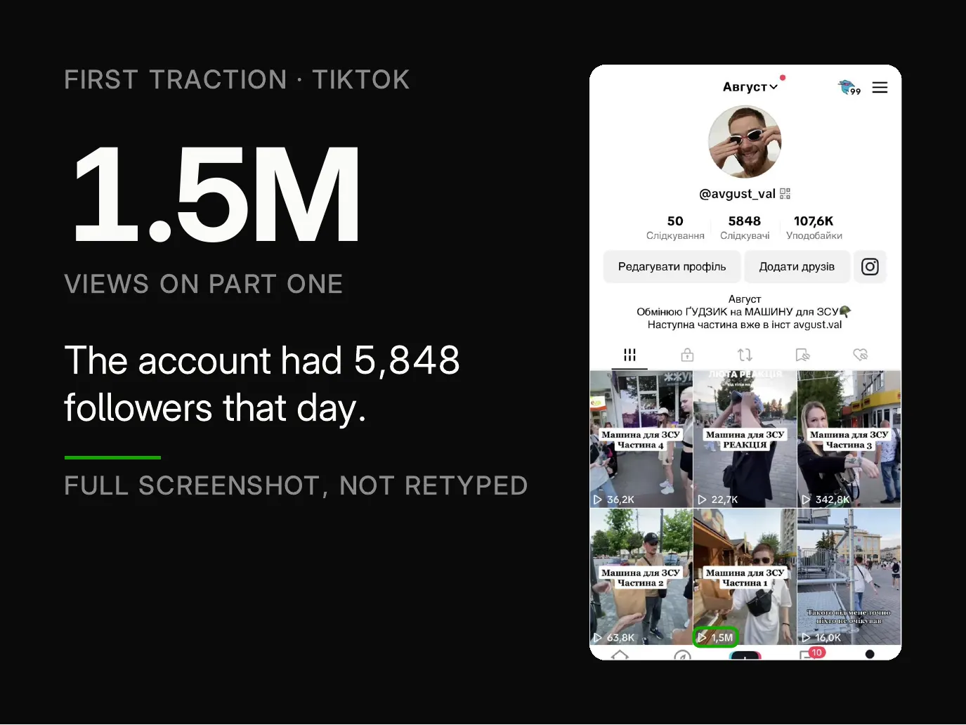 Valentyn Avgust — Founder Brand presentation — slide 6 of 15