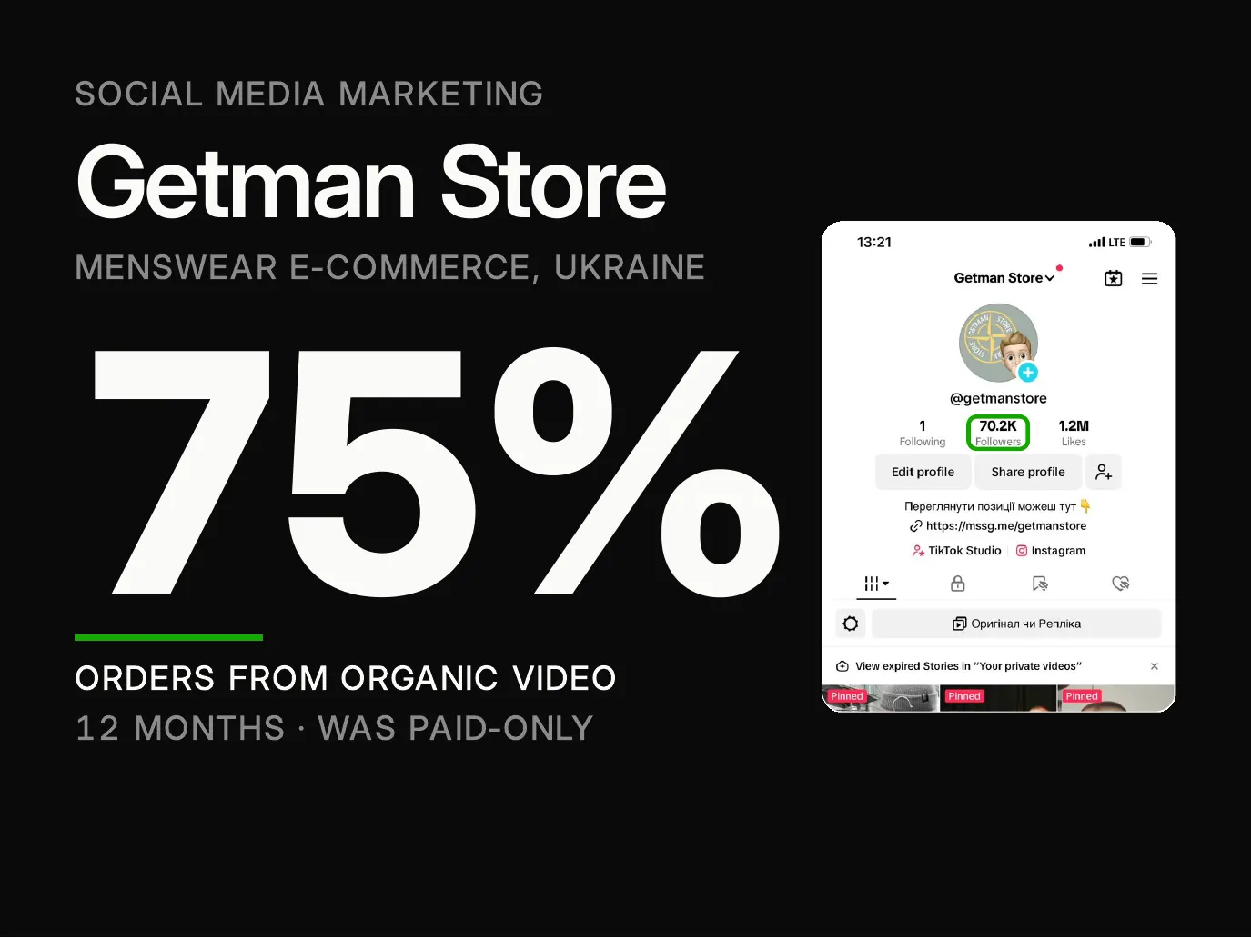 Getman Store presentation — slide 1 of 18